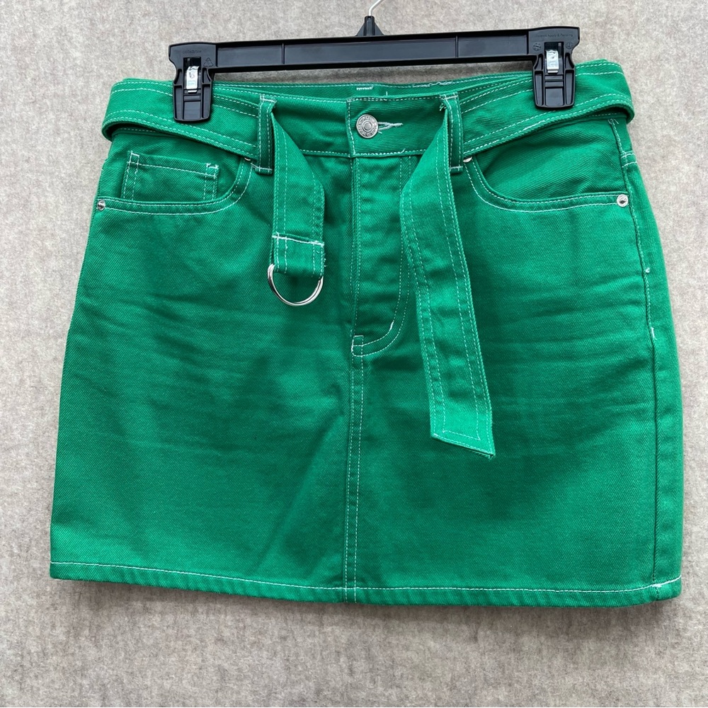 Forever 21 Mini Skirt with Matching Belt M Juniors - Picture 1 of 6
